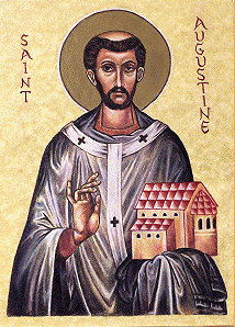 Orthodox Icon of English Saint, Augustine of Canterbury 271x378