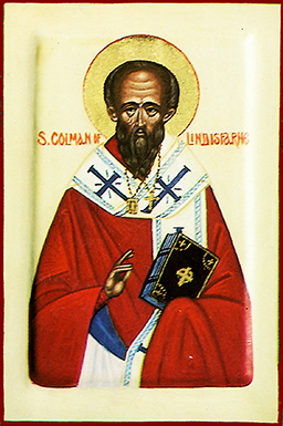 Icon of St. Colman of Lindisfarne
