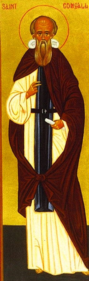 Icon of Irish Saint, Comgall of Bangor