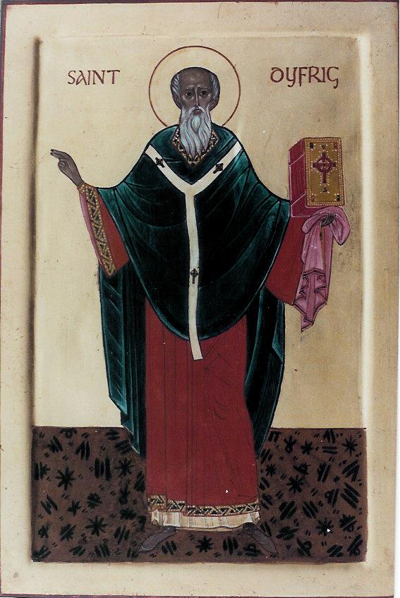Orthodox Christian Icon of St. Dyfrig (Dubricius) of Wales