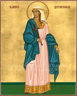 Icon of St. Dymphna of Gheel