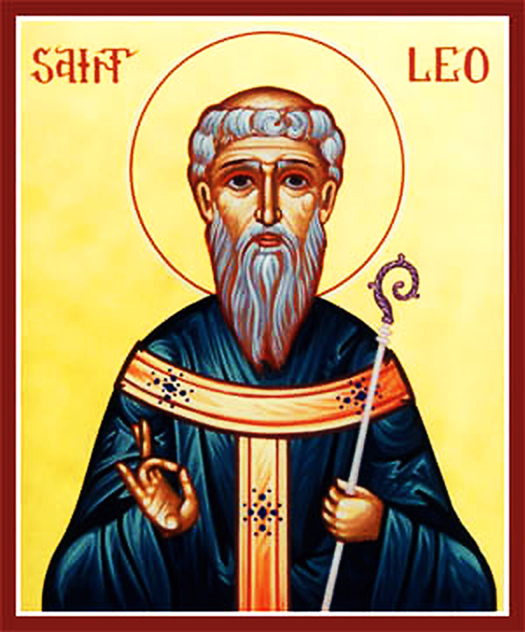 Orthodox Icon of Sicilian Saint, Leo of Catania 314x378px