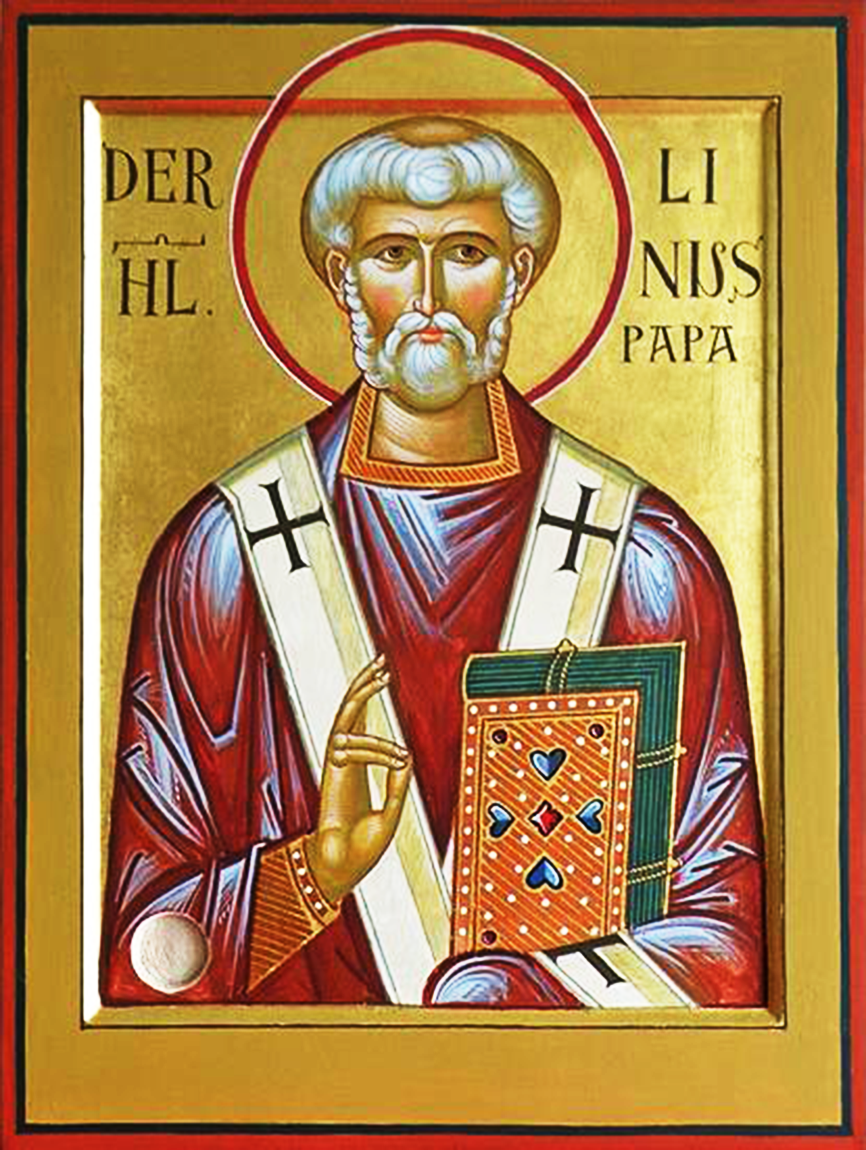 Orthodox Icon of the Apostle Linus, Pope of Rome