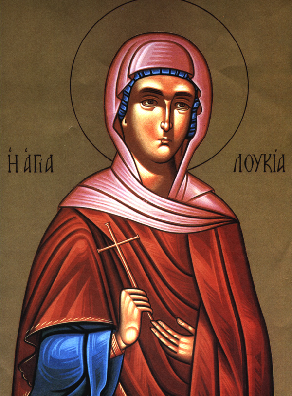 Orthodox Icon of St. Lucy of Syracuse