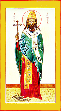Orthodox Christian Icon of St. Samson of Dol