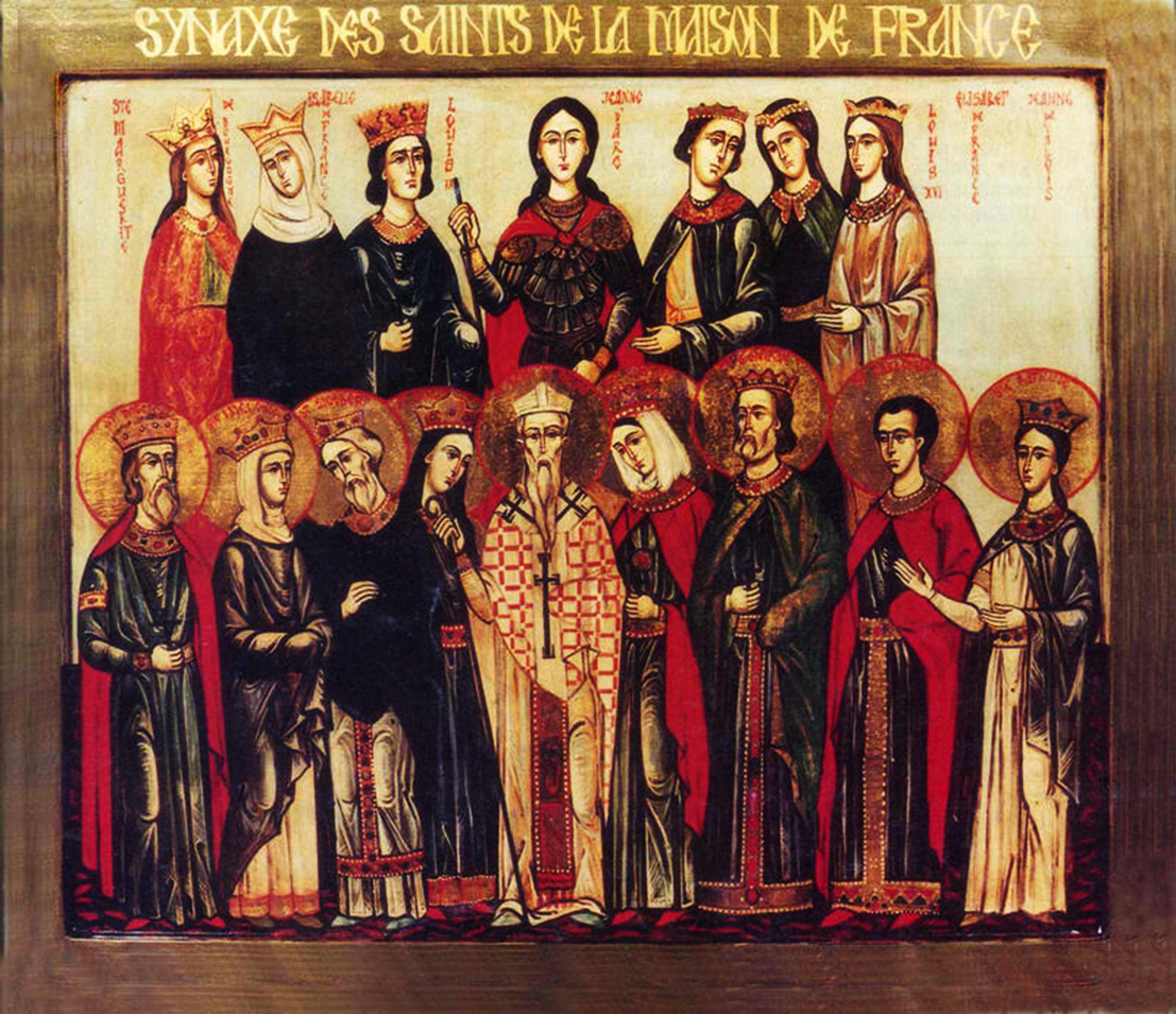 Orthodox Christian Icon of the Synaxis of All Saints of France.