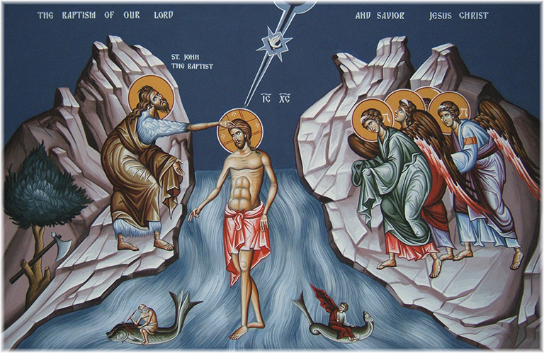 Orthodox Icon for the Feast of Theophany
