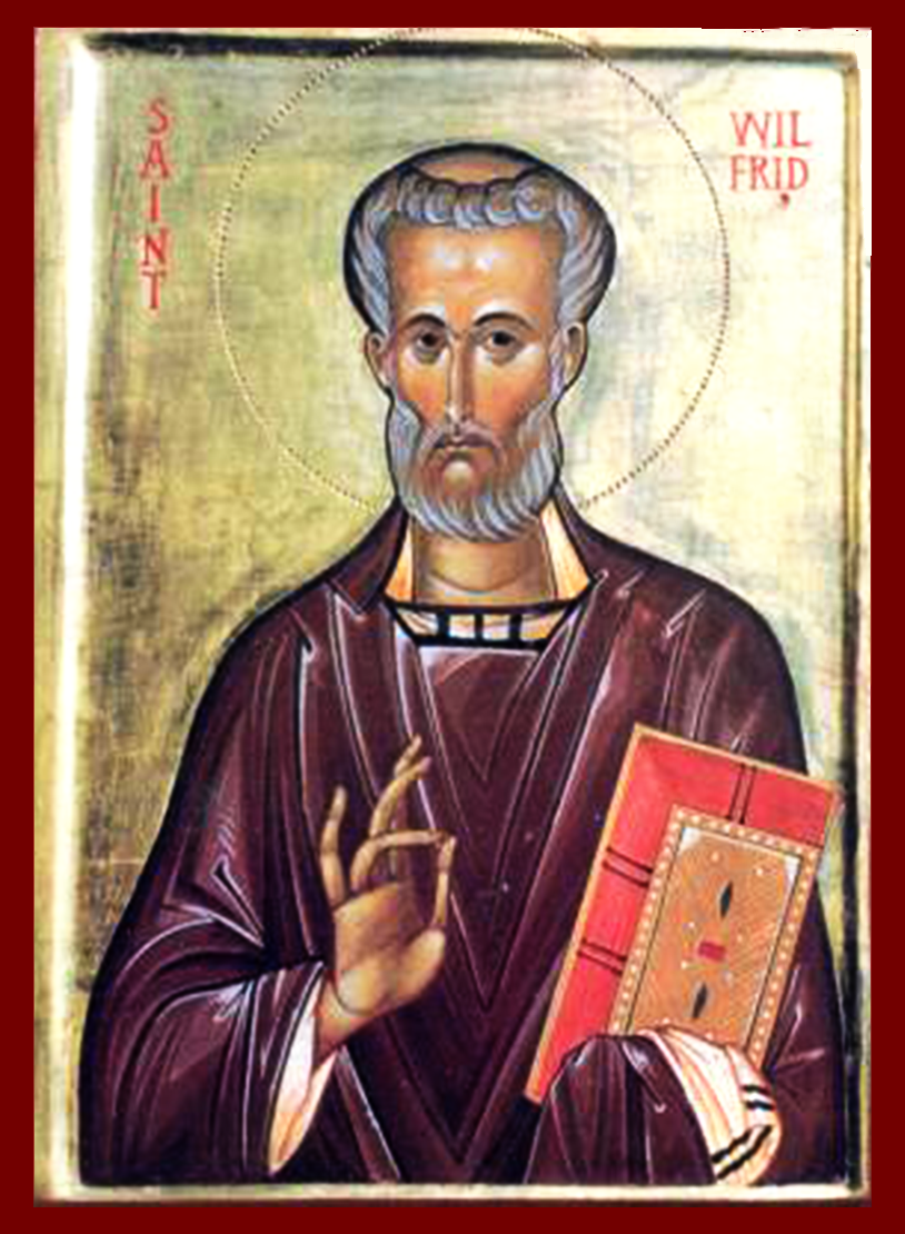 Orthodox Icon of English Saint, Wilfrid of York